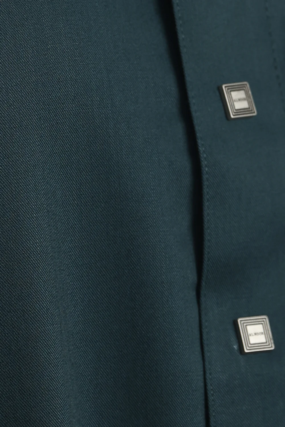 J1517 Mineral Green Saudi Collar Thobe - Image 7