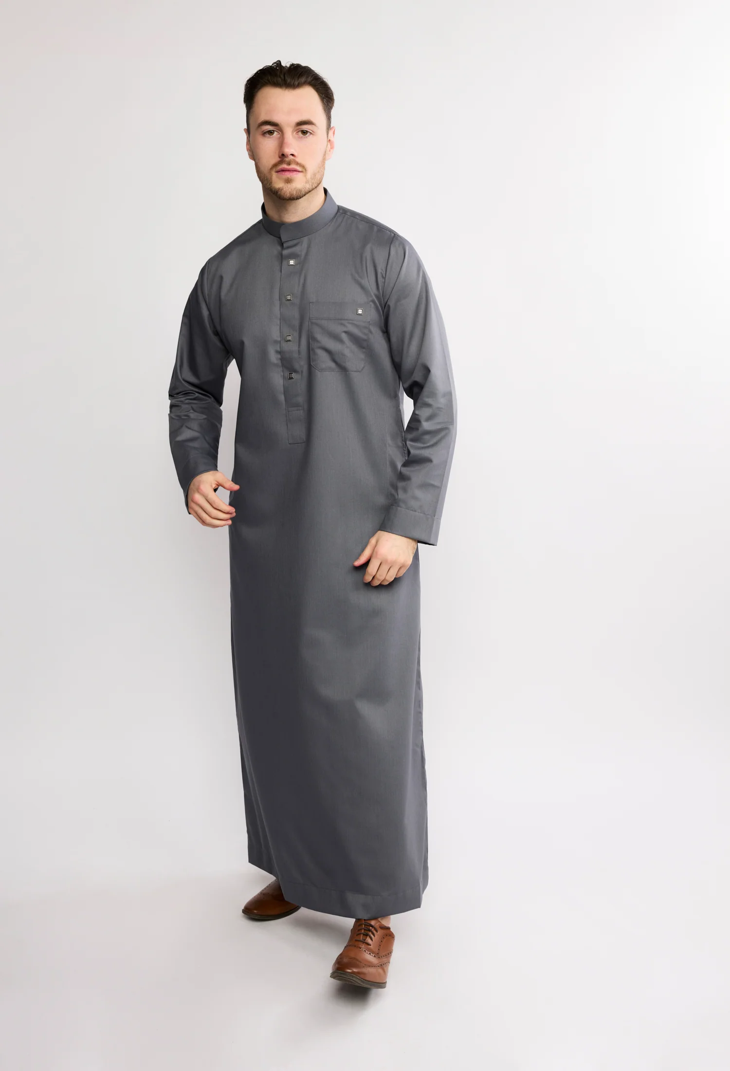 J1518 Steel Grey Saudi Collar
