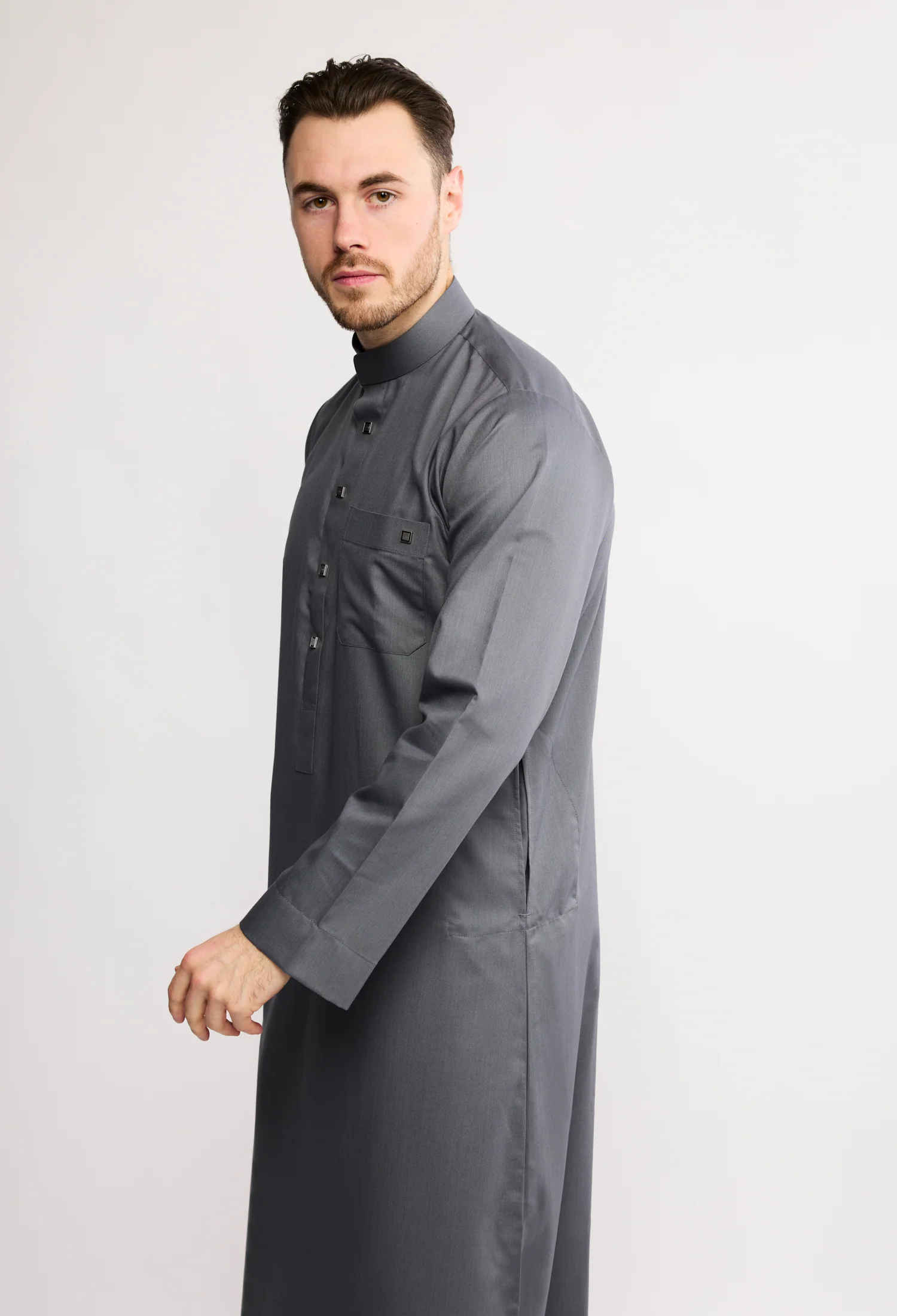 J1518 Steel Grey Saudi Collar - Image 2