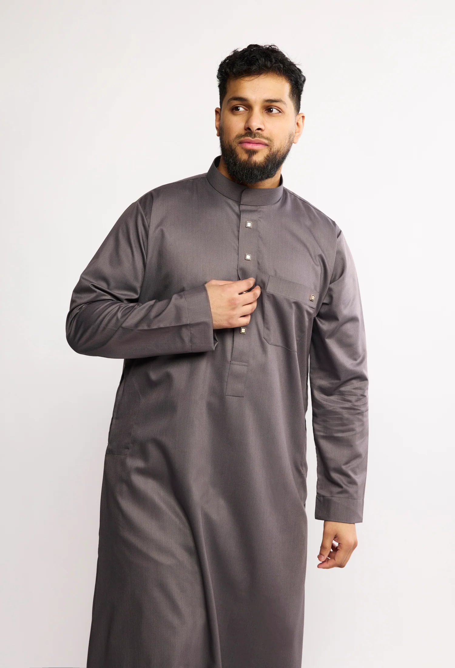 J1519 Caveman Gray Saudi Collar - Image 3