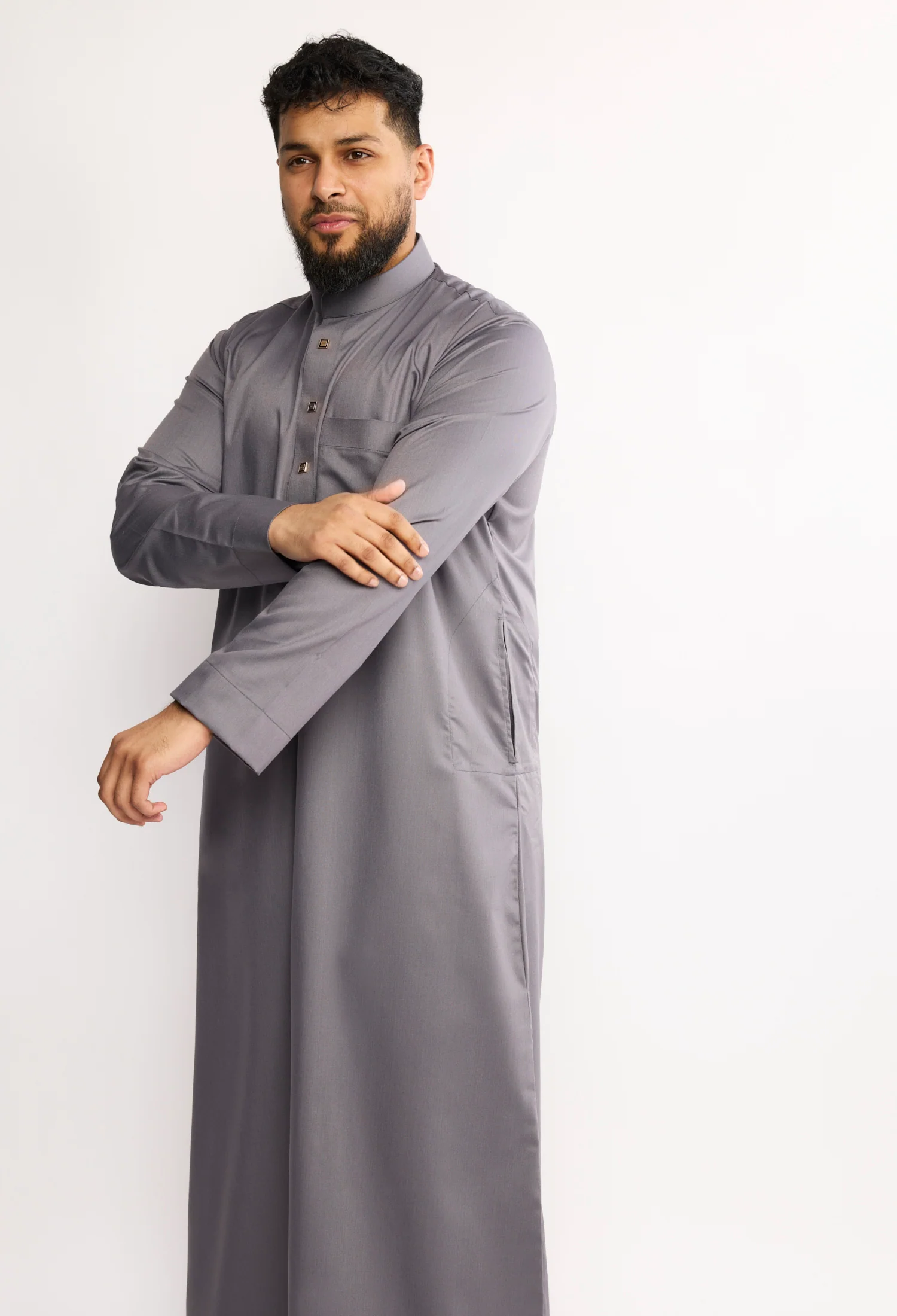 J1519 Lunar Light Grey Saudi Collar - Image 2