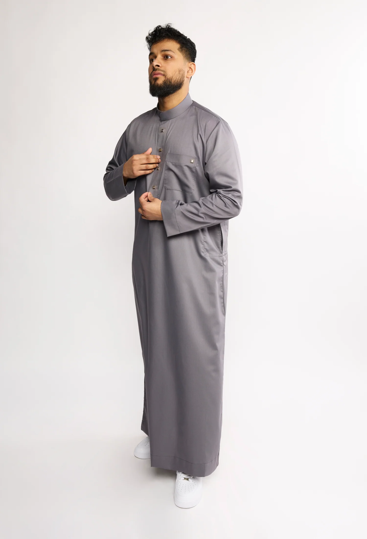 J1519 Lunar Light Grey Saudi Collar - Image 3