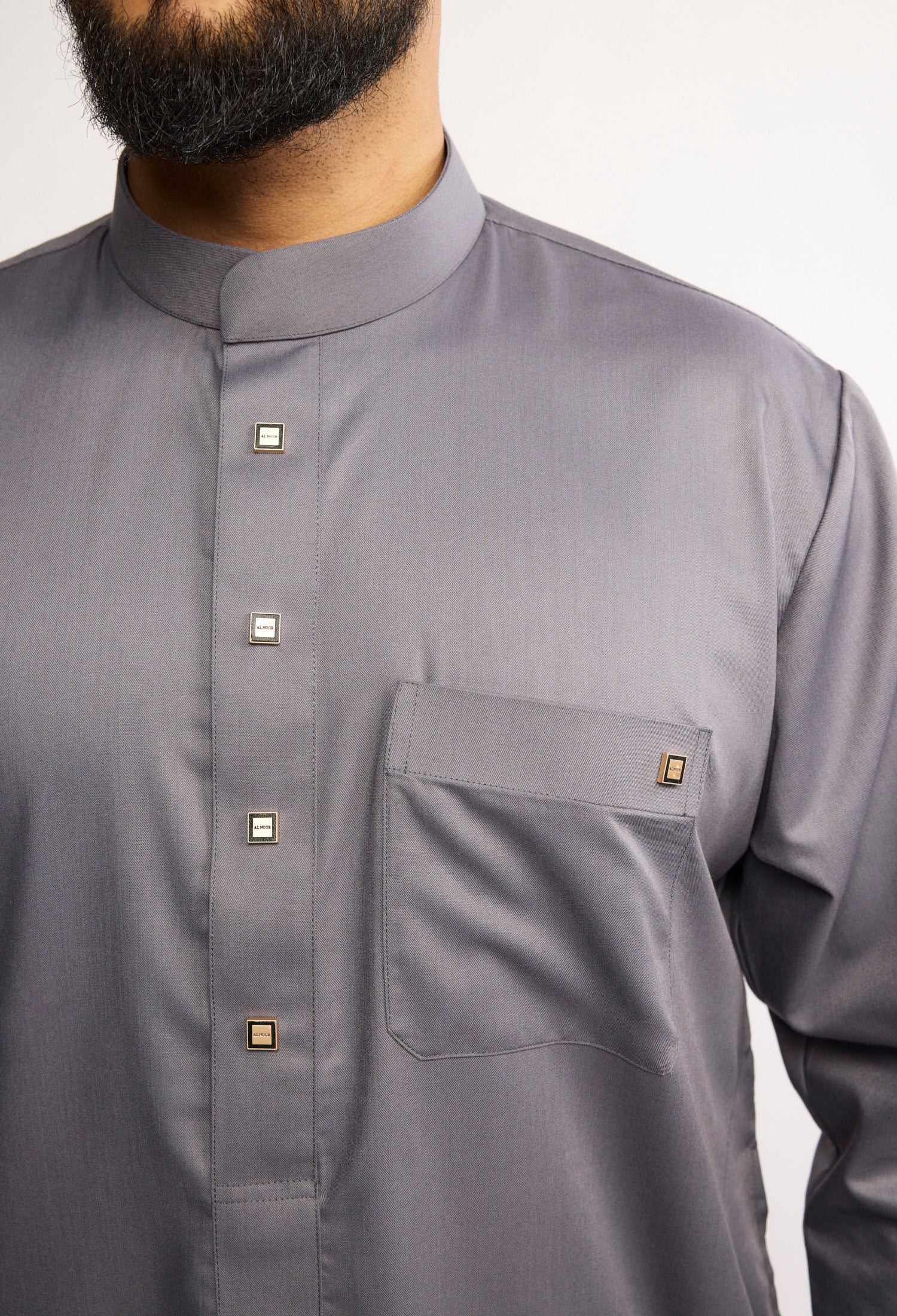 J1519 Lunar Light Grey Saudi Collar - Image 4