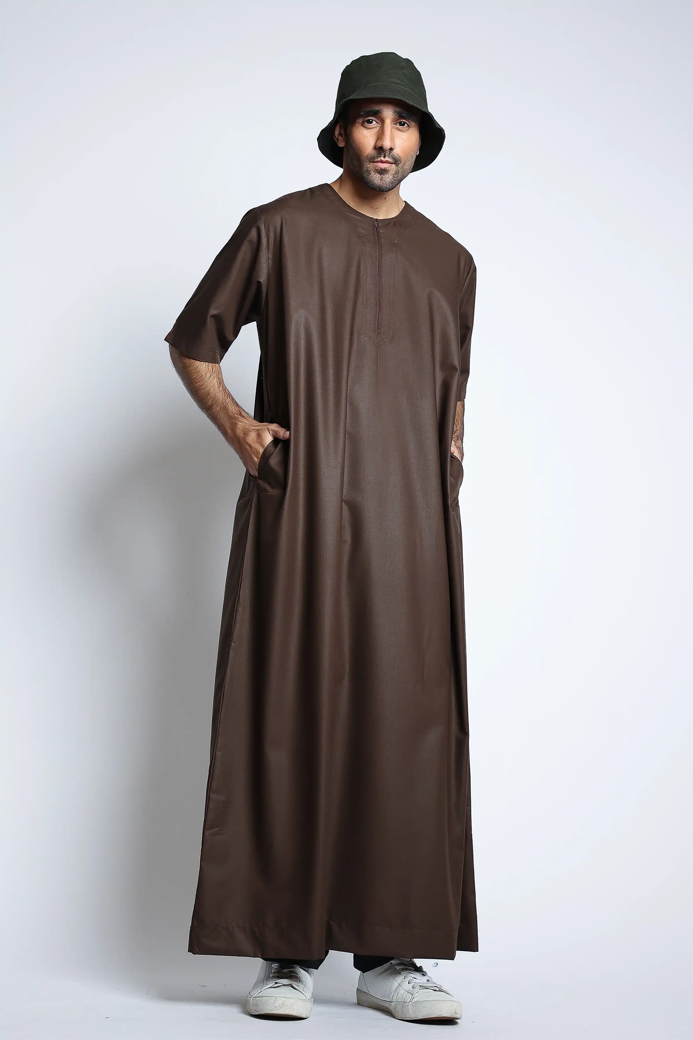 J152 Morocco Brown Half Sleeve - Image 2
