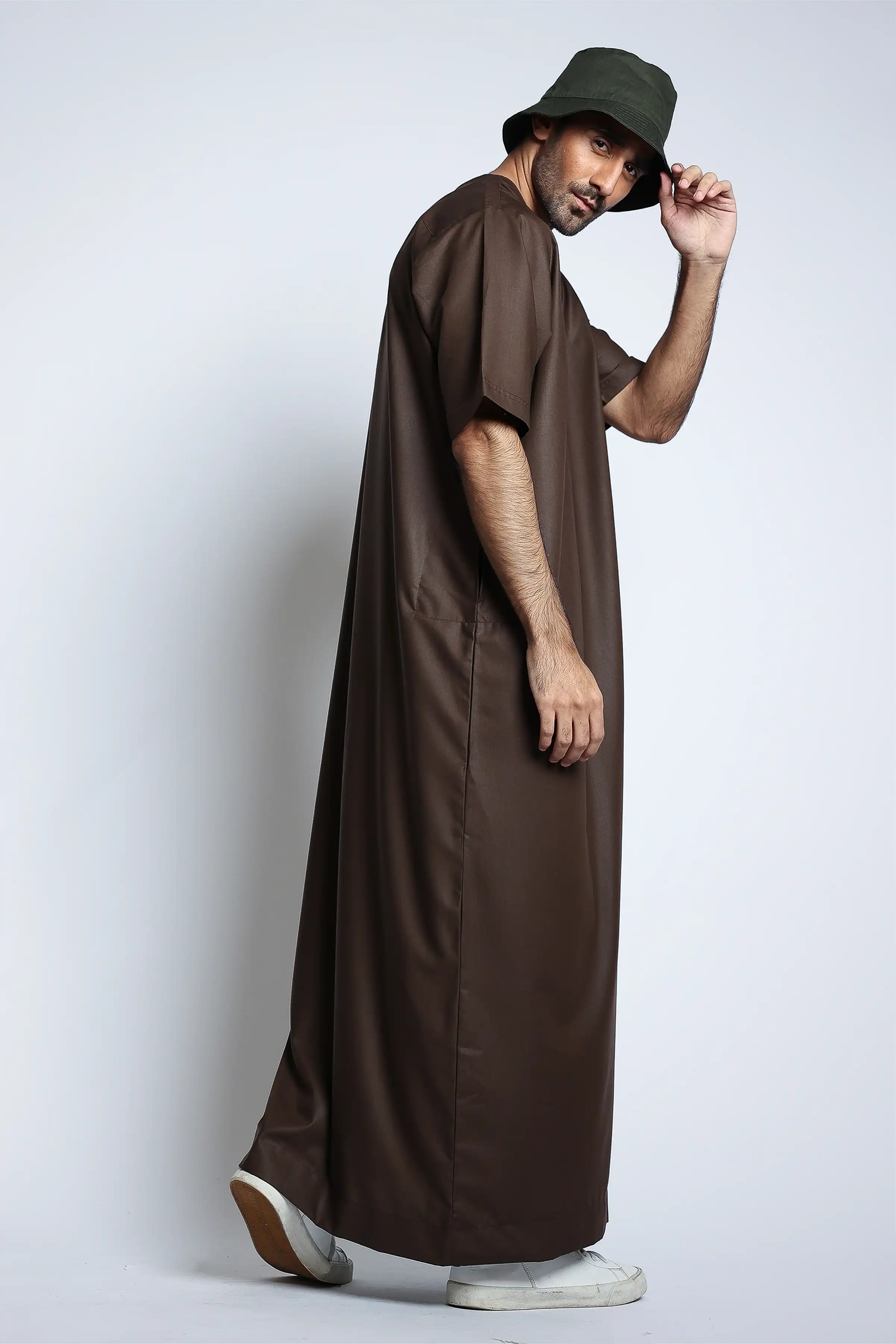 J152 Morocco Brown Half Sleeve - Image 3
