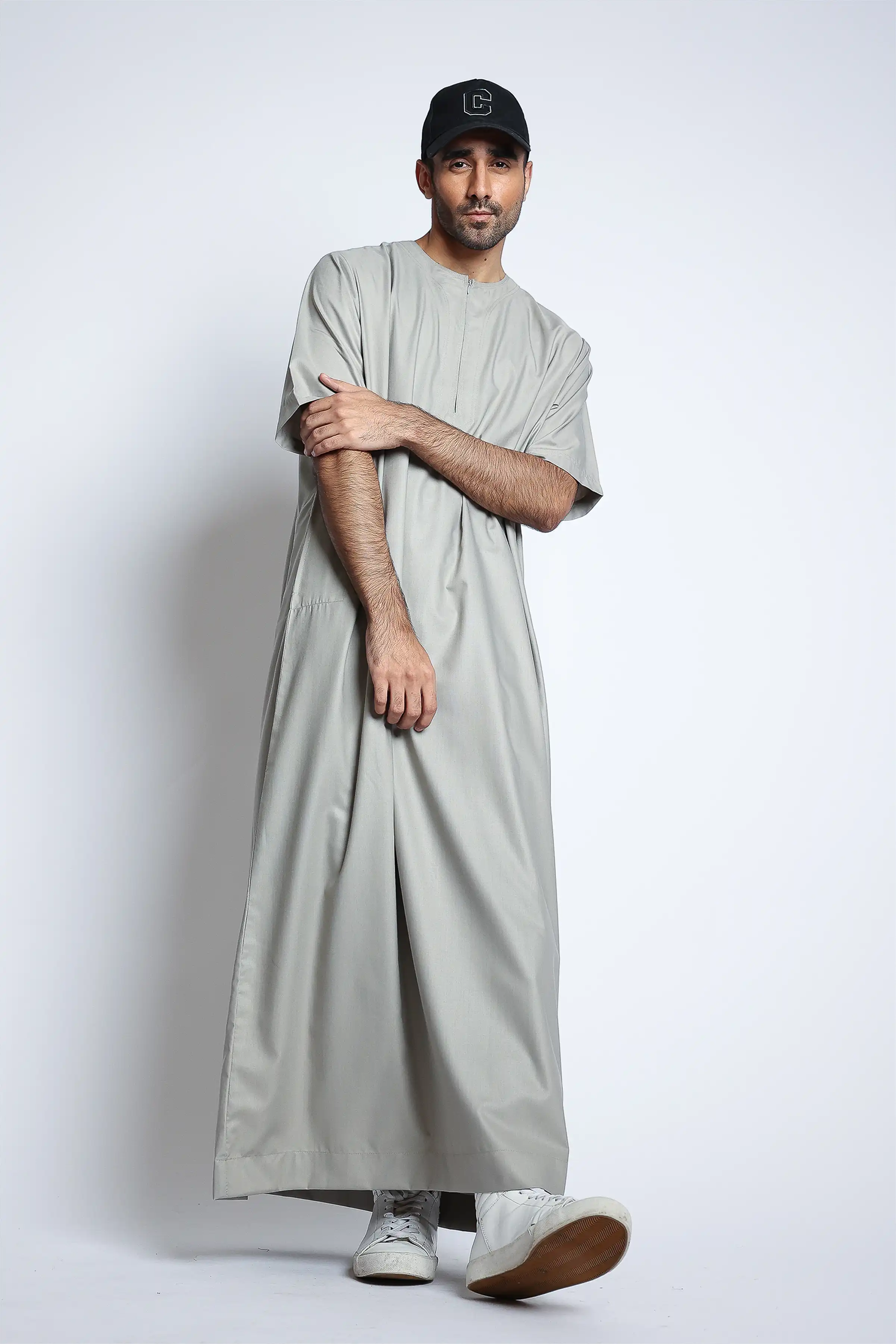 J152 Stonewall Grey Half Sleeve - Image 2
