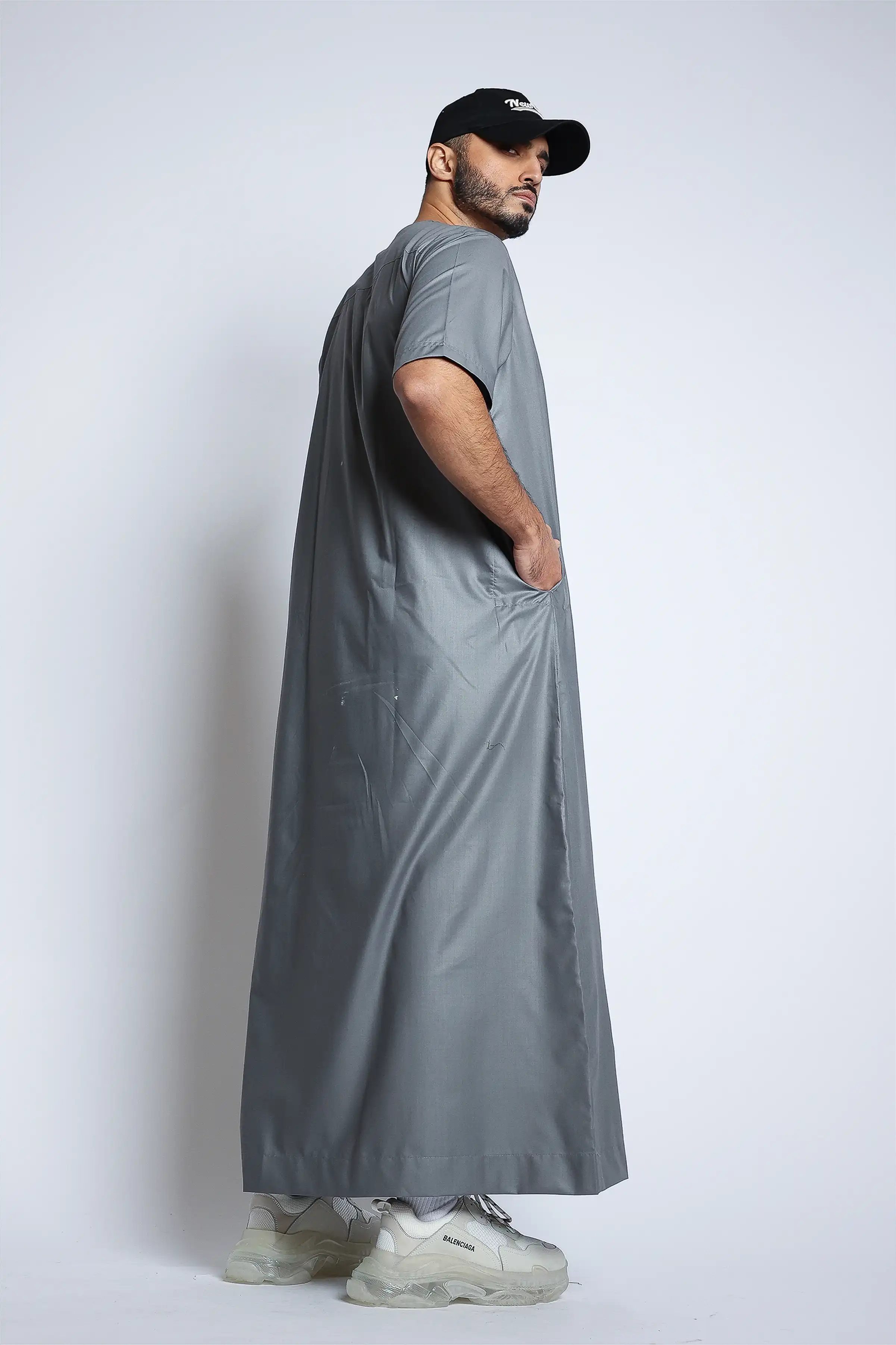 J152 Thunderstorm Grey Half Sleeve - Image 3