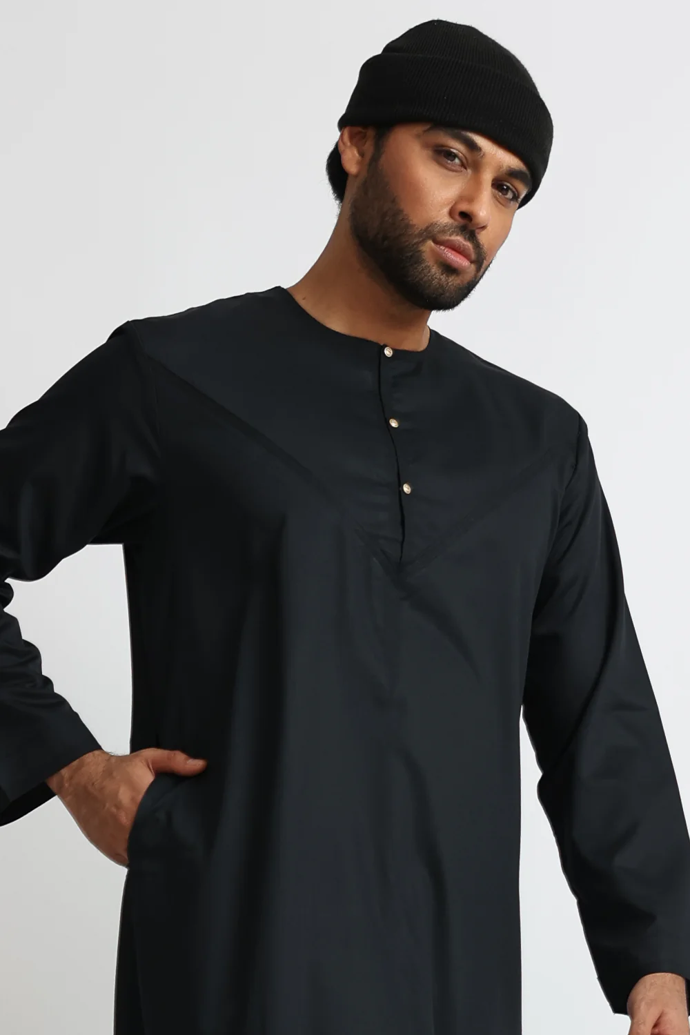 J1520 Black Mens Omani - Image 4