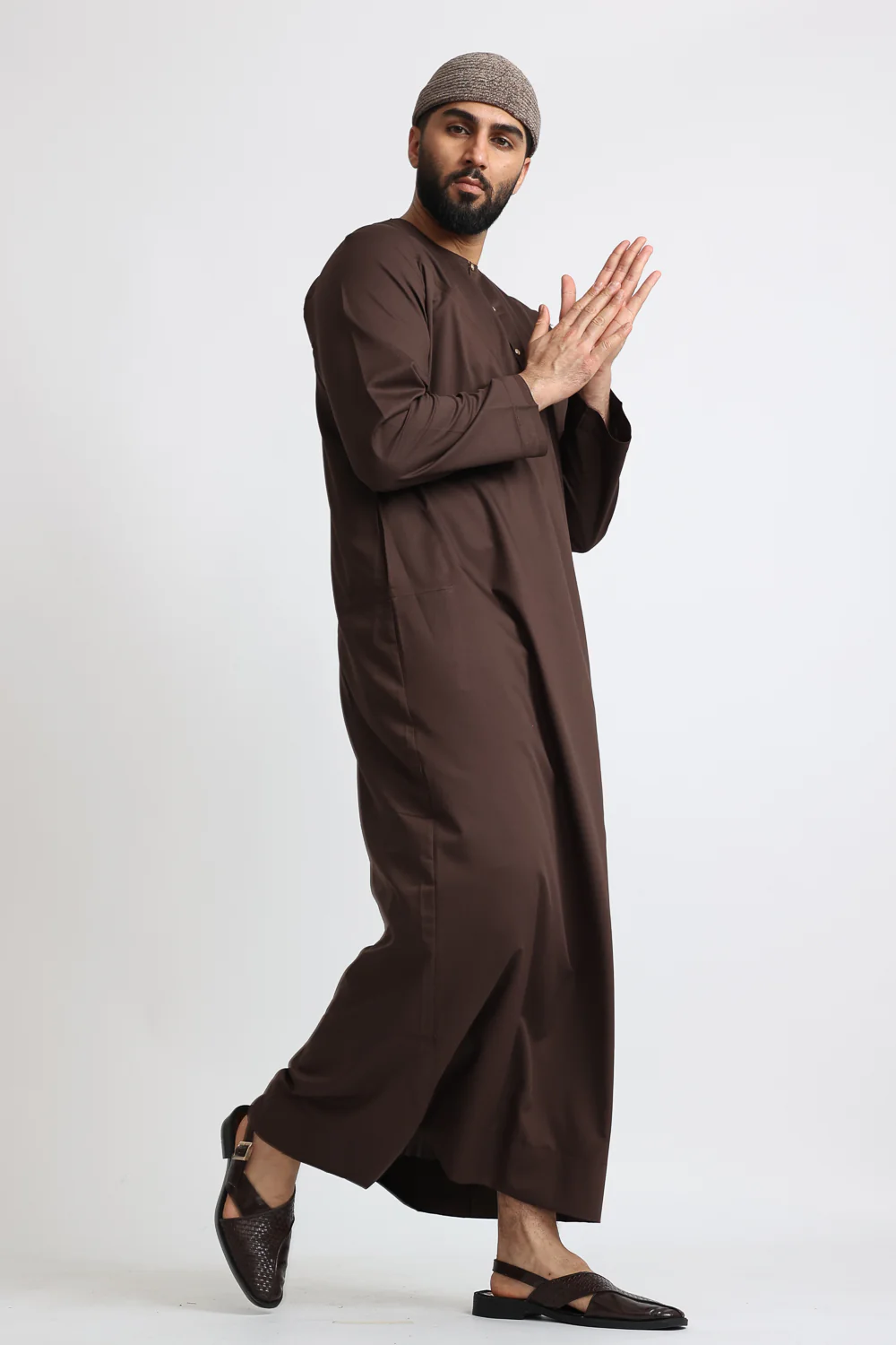 J1524 Brown Matt Omani - Image 3