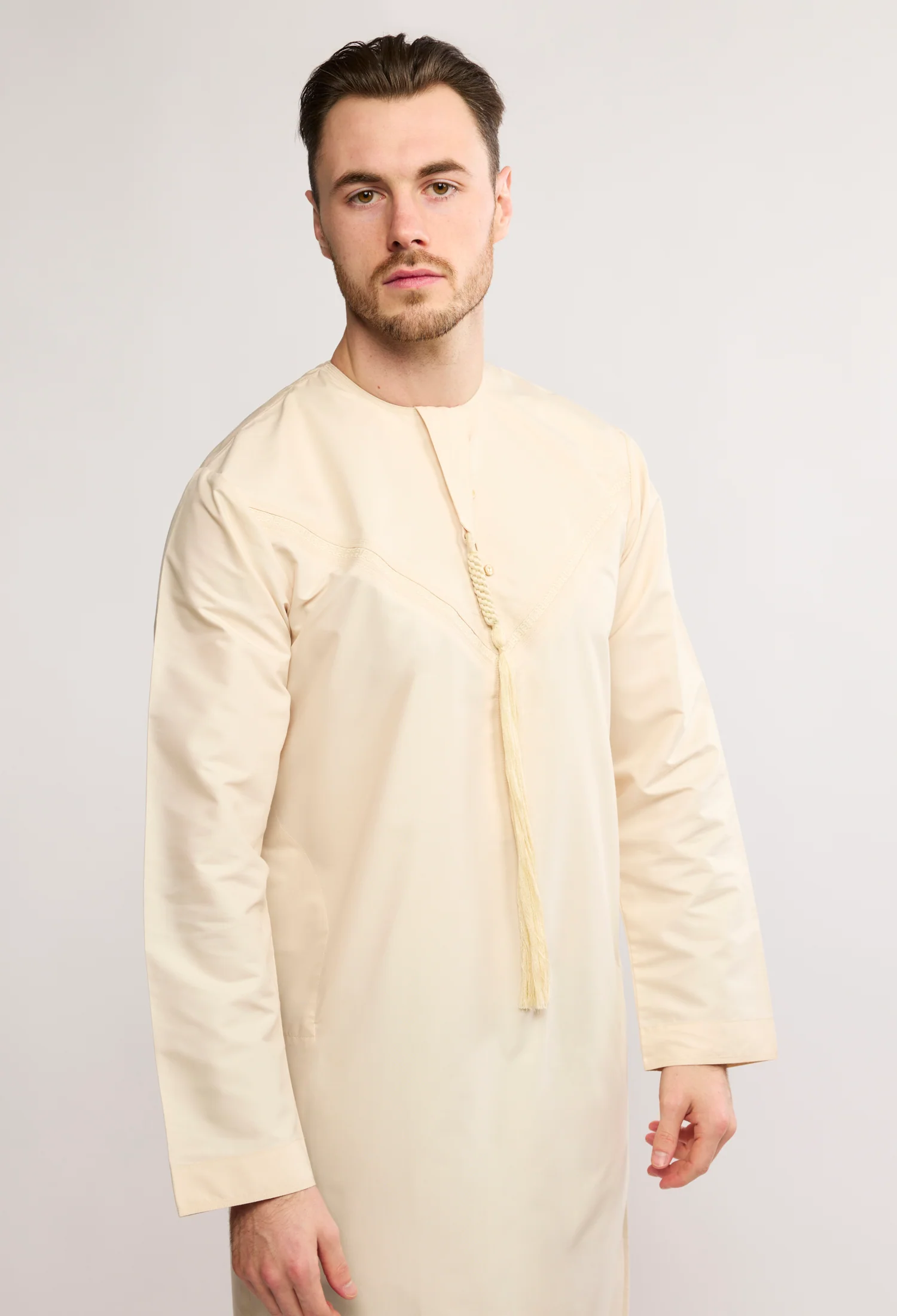 J2511 Cream Emirati Kandura - Image 3
