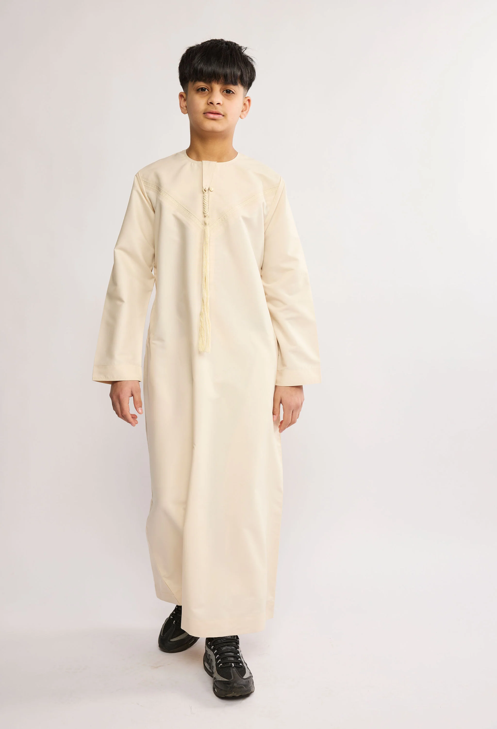 J2511 Cream Kids Emirati Kandura - Image 4