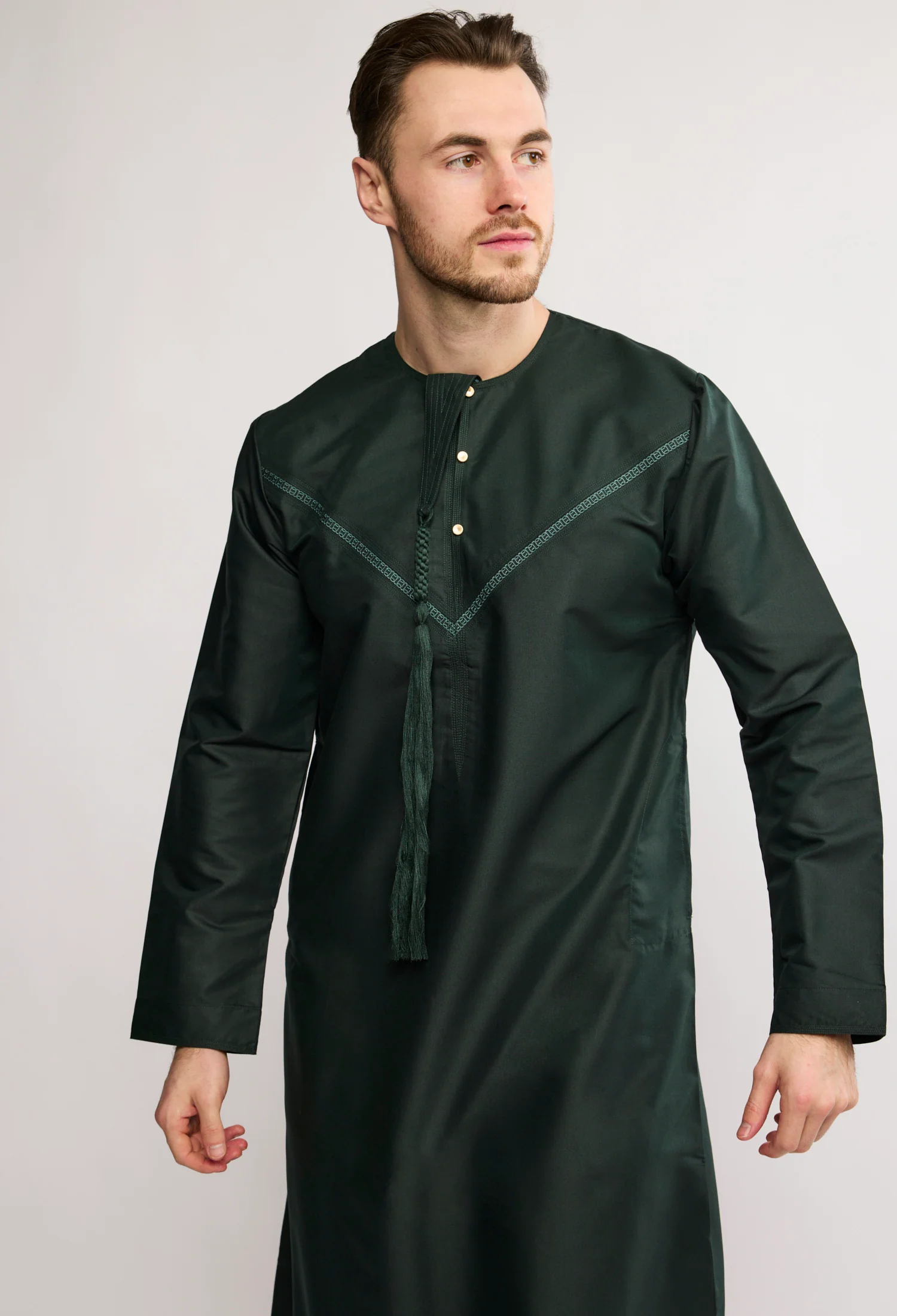 J2511 Lunar Green Emirati Kandura - Image 3