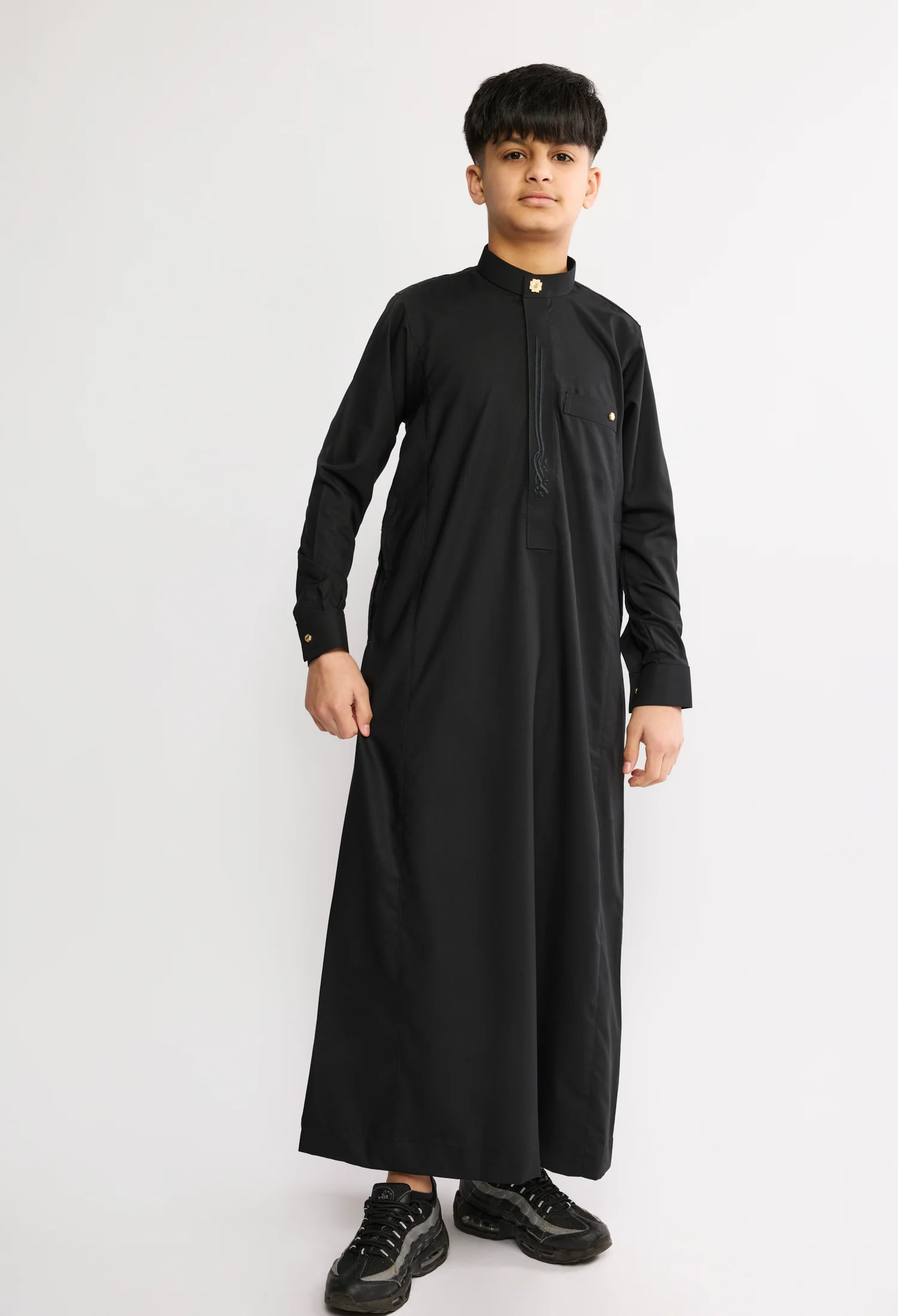 J2512 Black Boys Thobe - Image 2