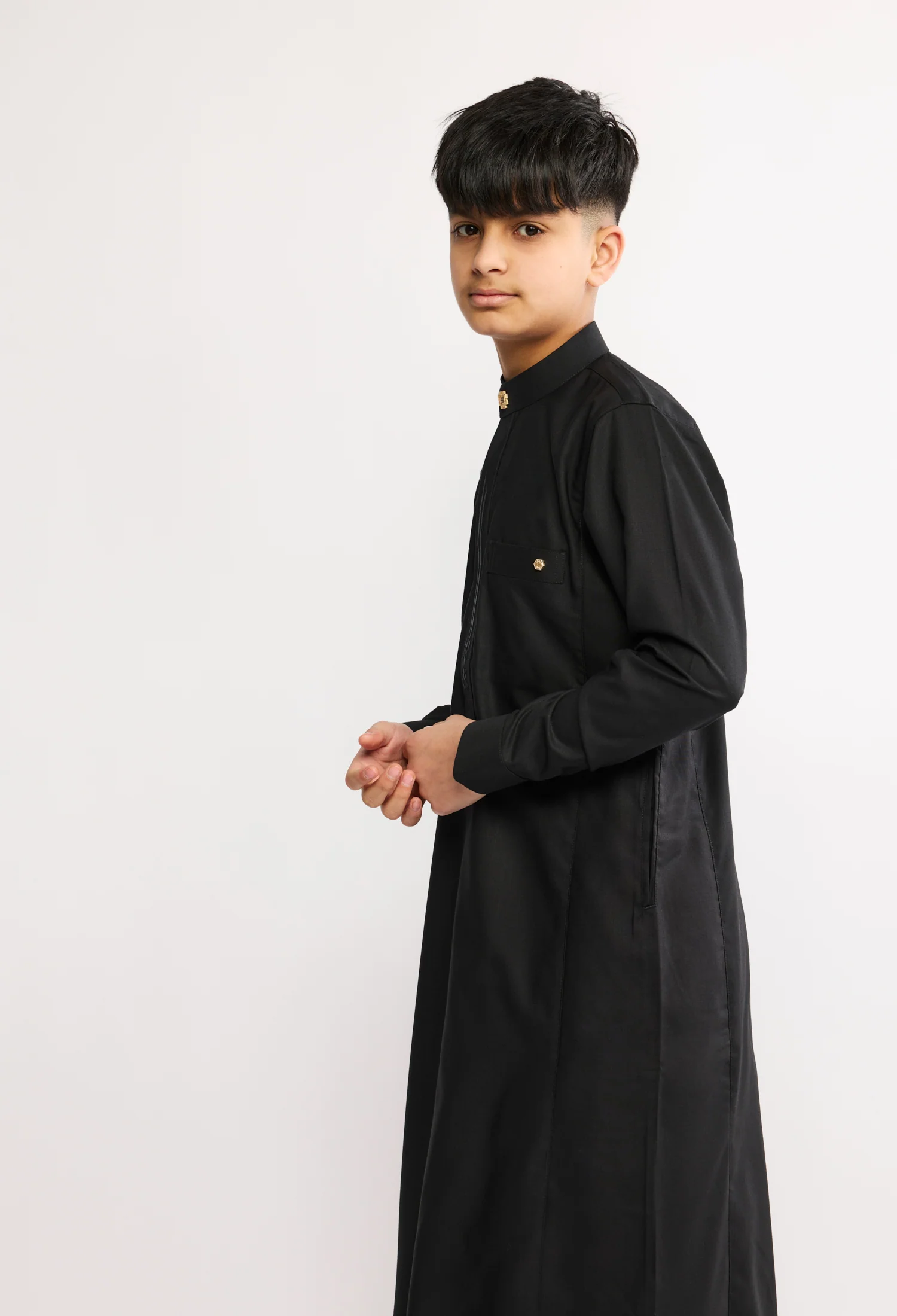 J2512 Black Boys Thobe - Image 3
