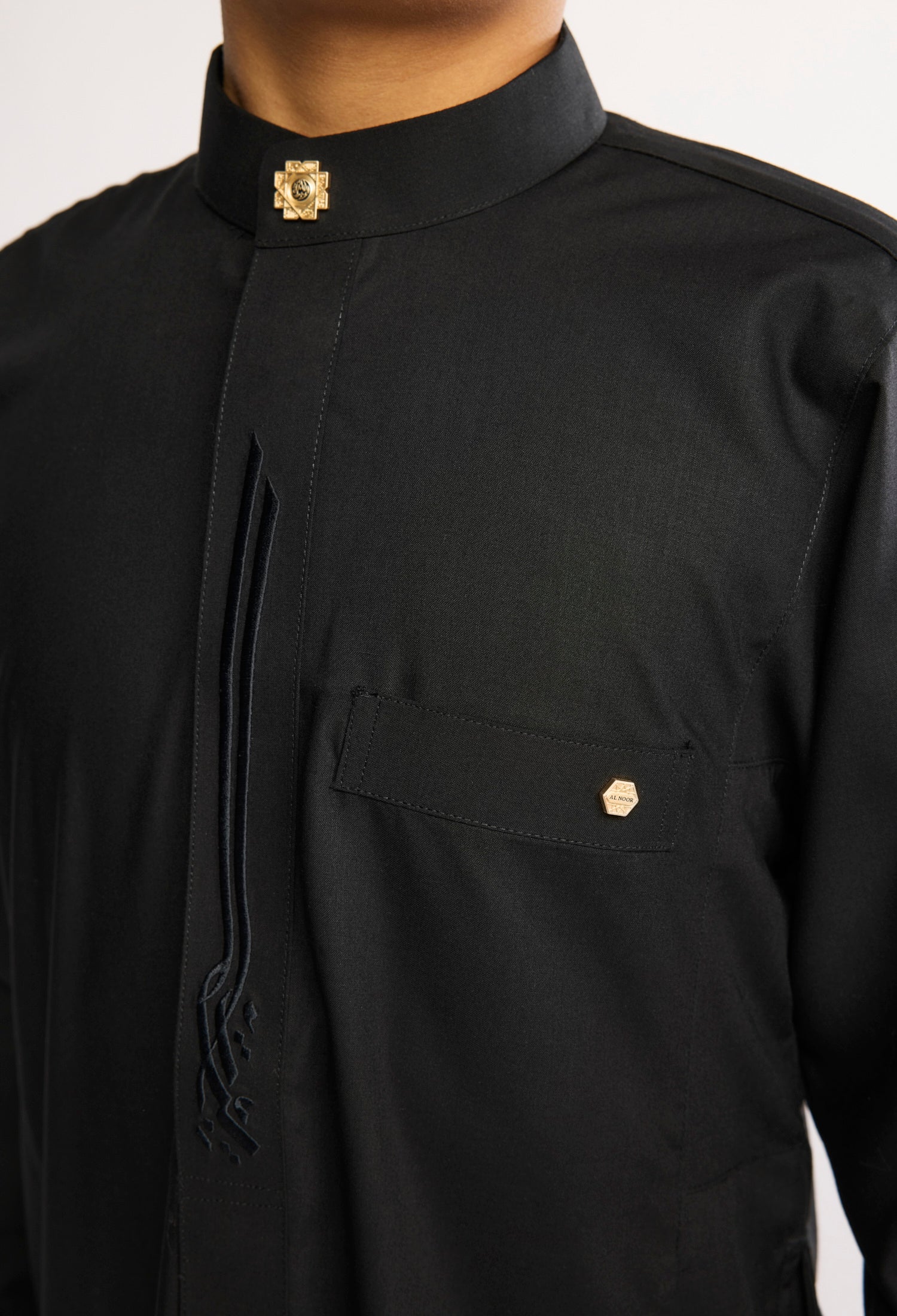 J2512 Black Boys Thobe - Image 5