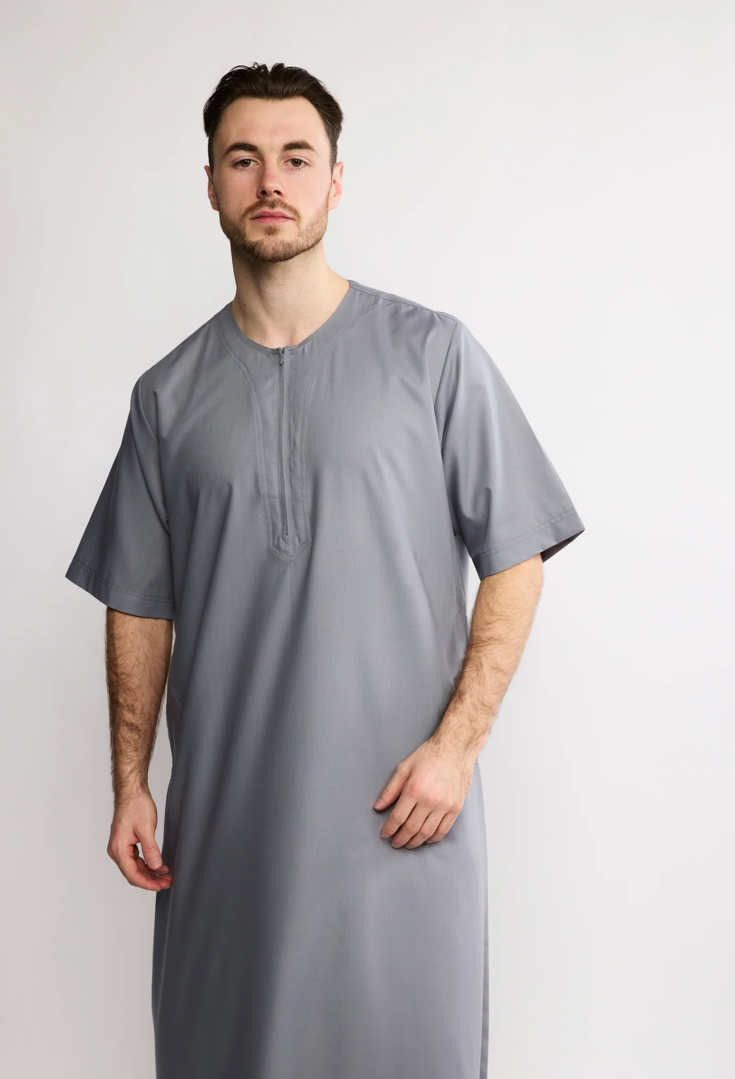 J2514 French Gray Half Sleeve - Image 2