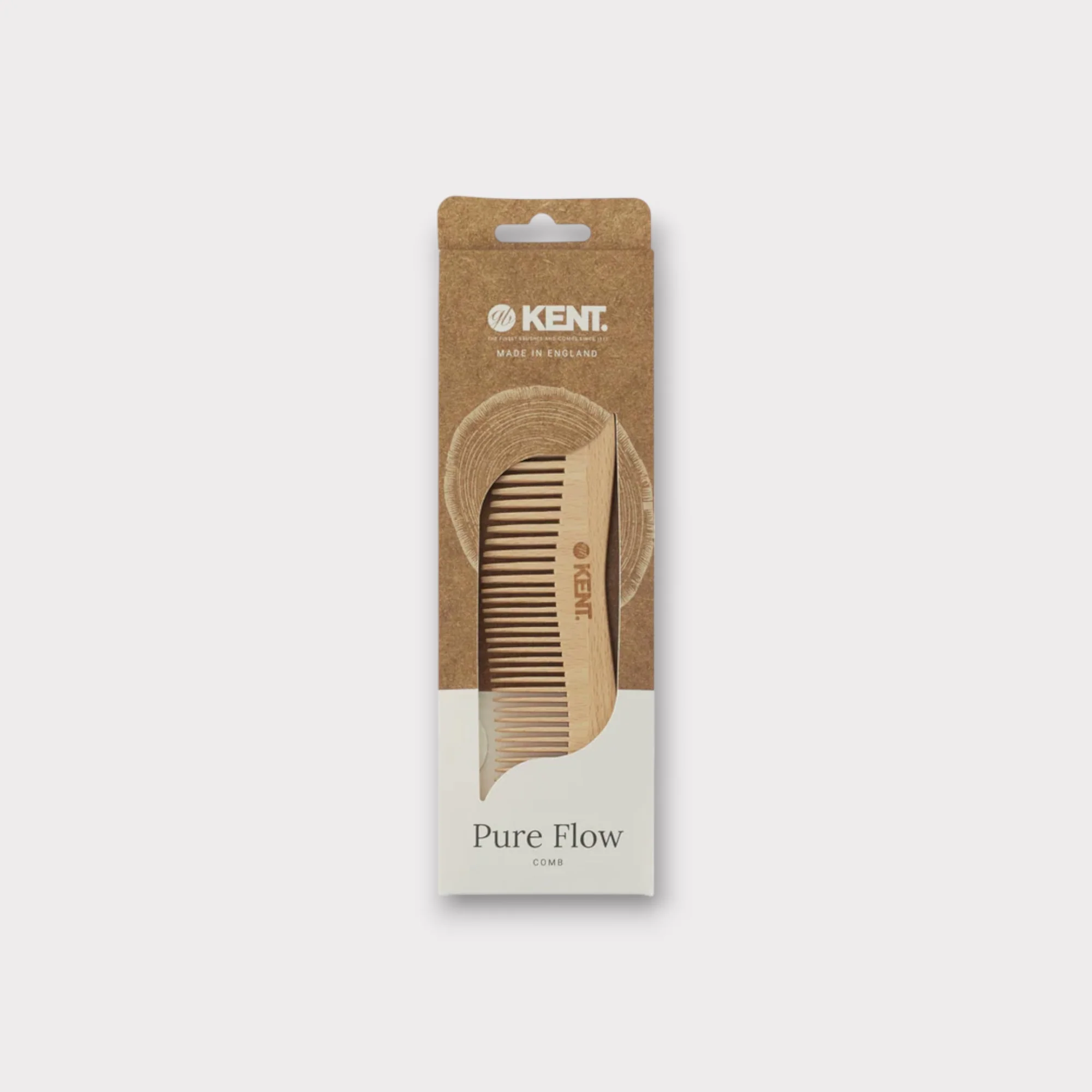 Kent Pure Flow Wooden Comb - Image 2