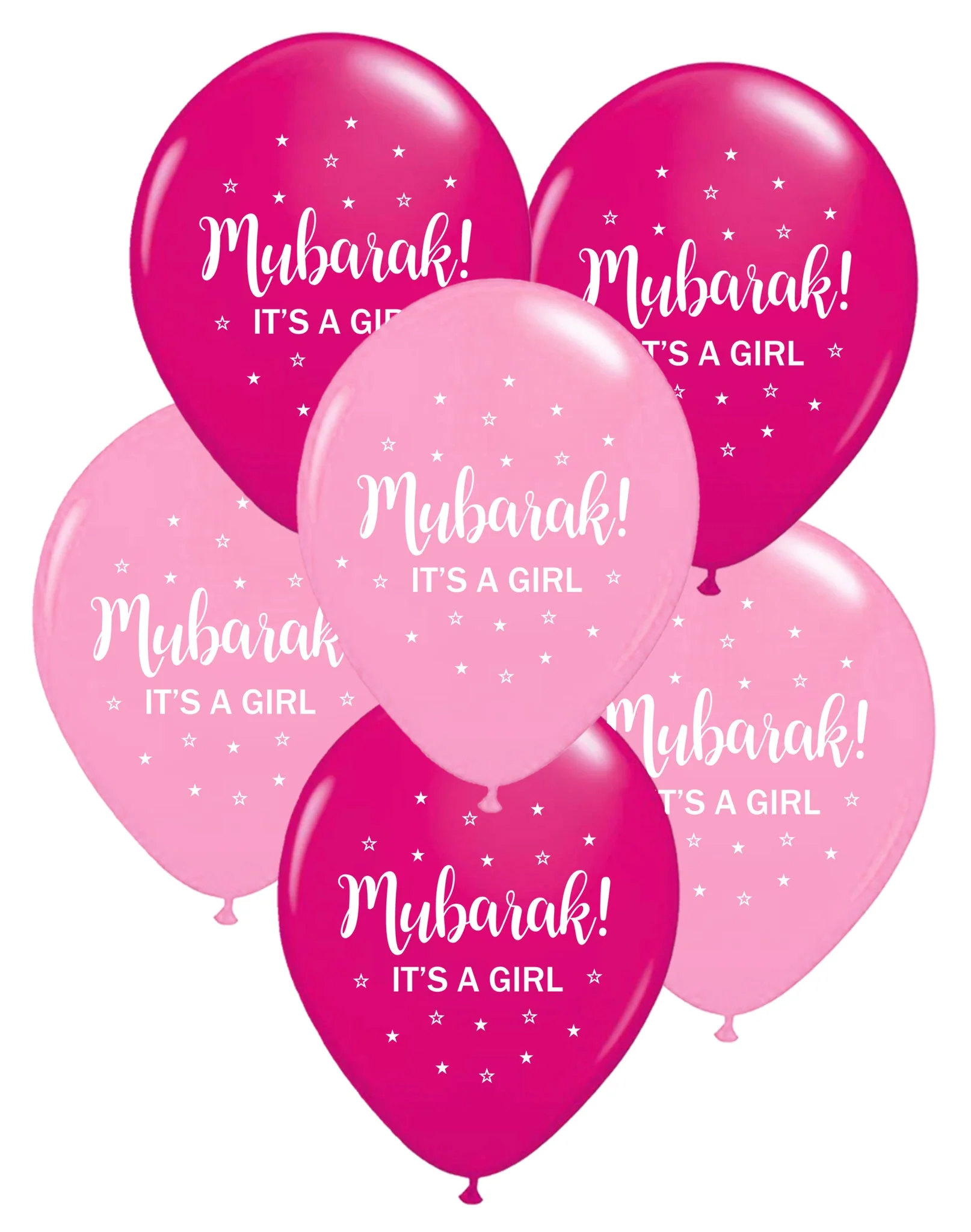 Mubarak It's A Girl Balloons - Image 2