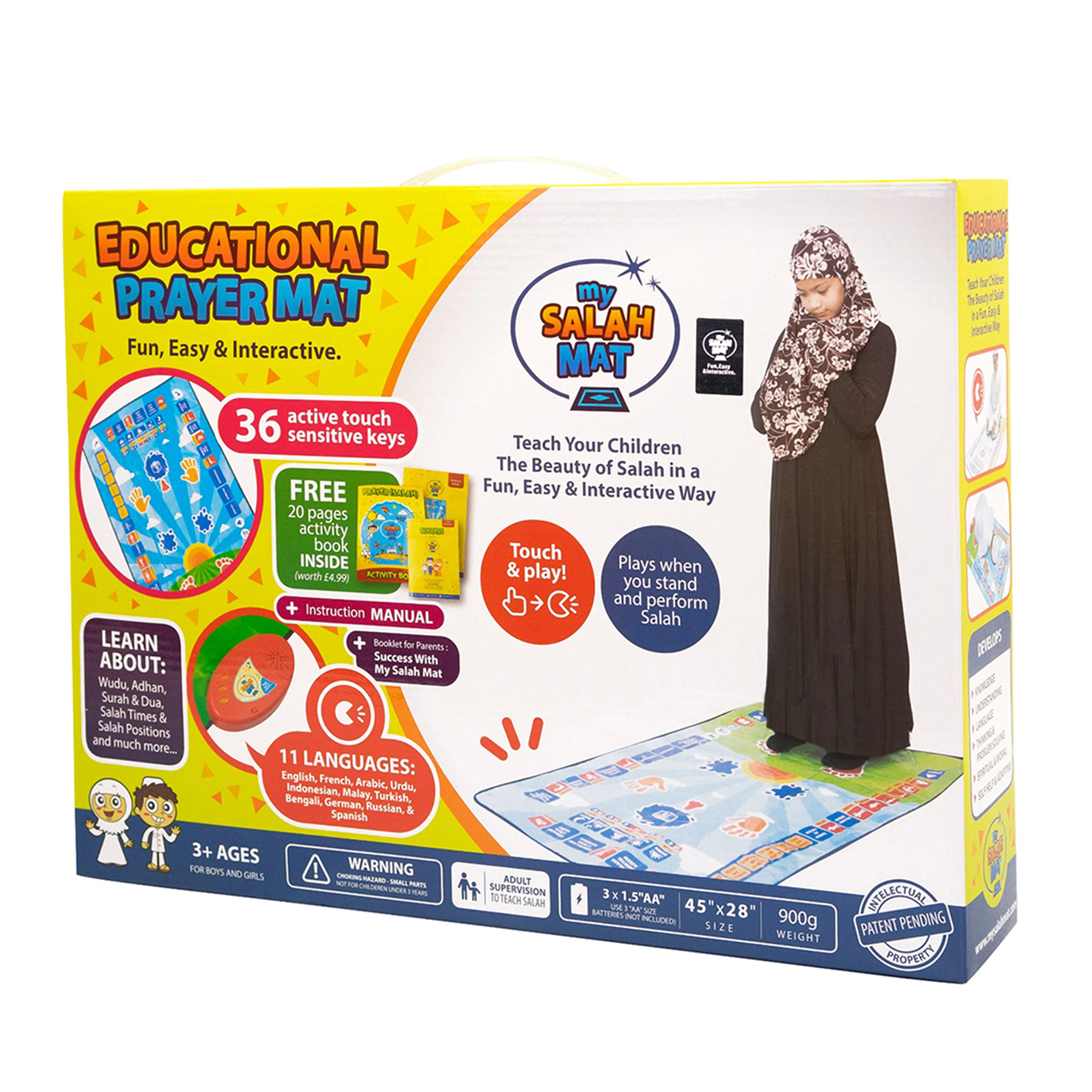 My Salah Mat - EDUCATIONAL INTERACTIVE PRAYER MAT - Image 3
