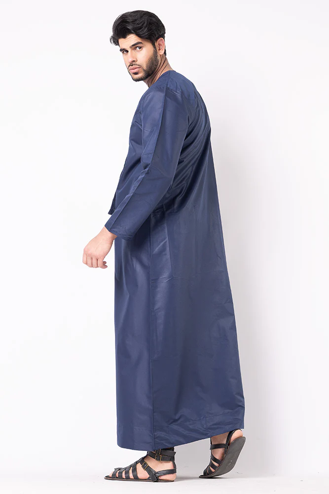 Navy Emirati Thobe - Image 3