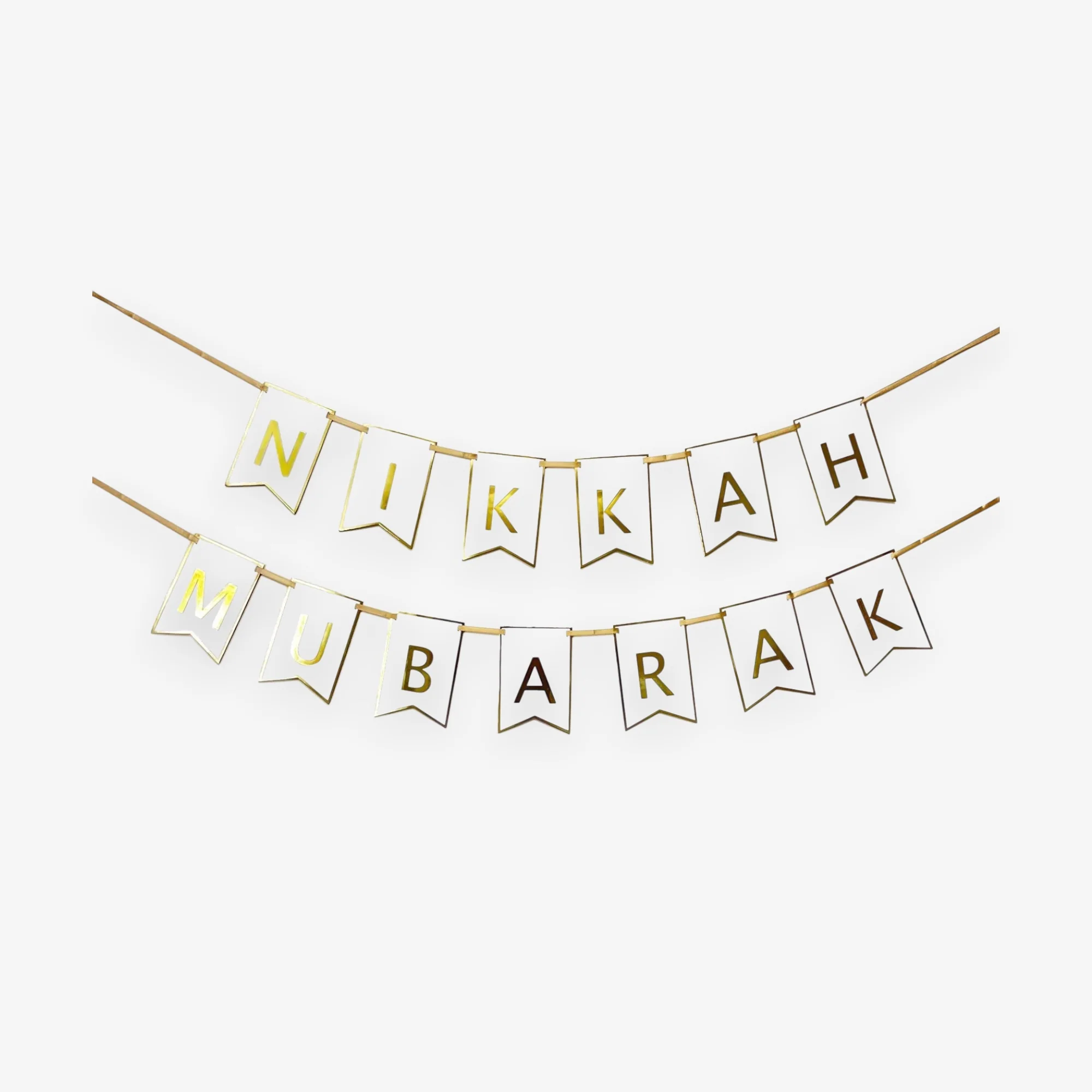 Nikkah Mubarak Pennant Bunting
