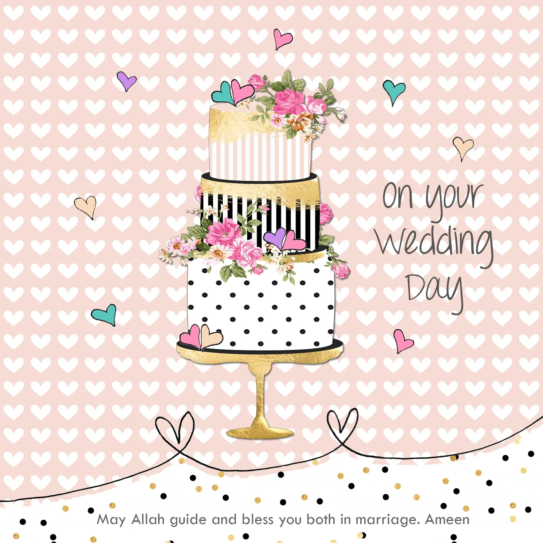 On Your Wedding Day Greeting Card - Image 2