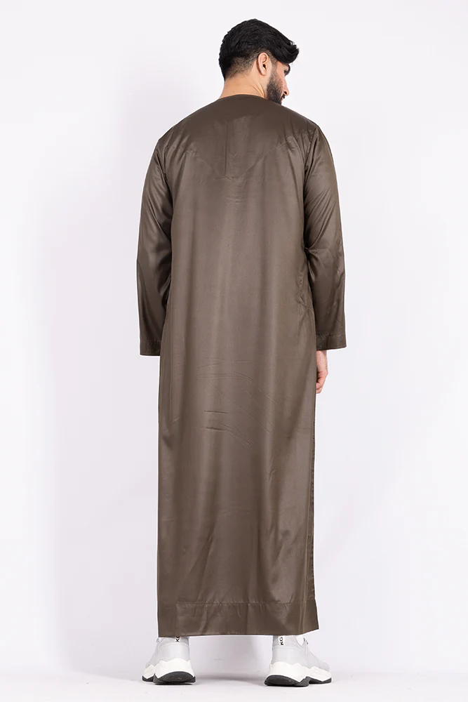 Pastel Brown Omani Thobe - Image 6
