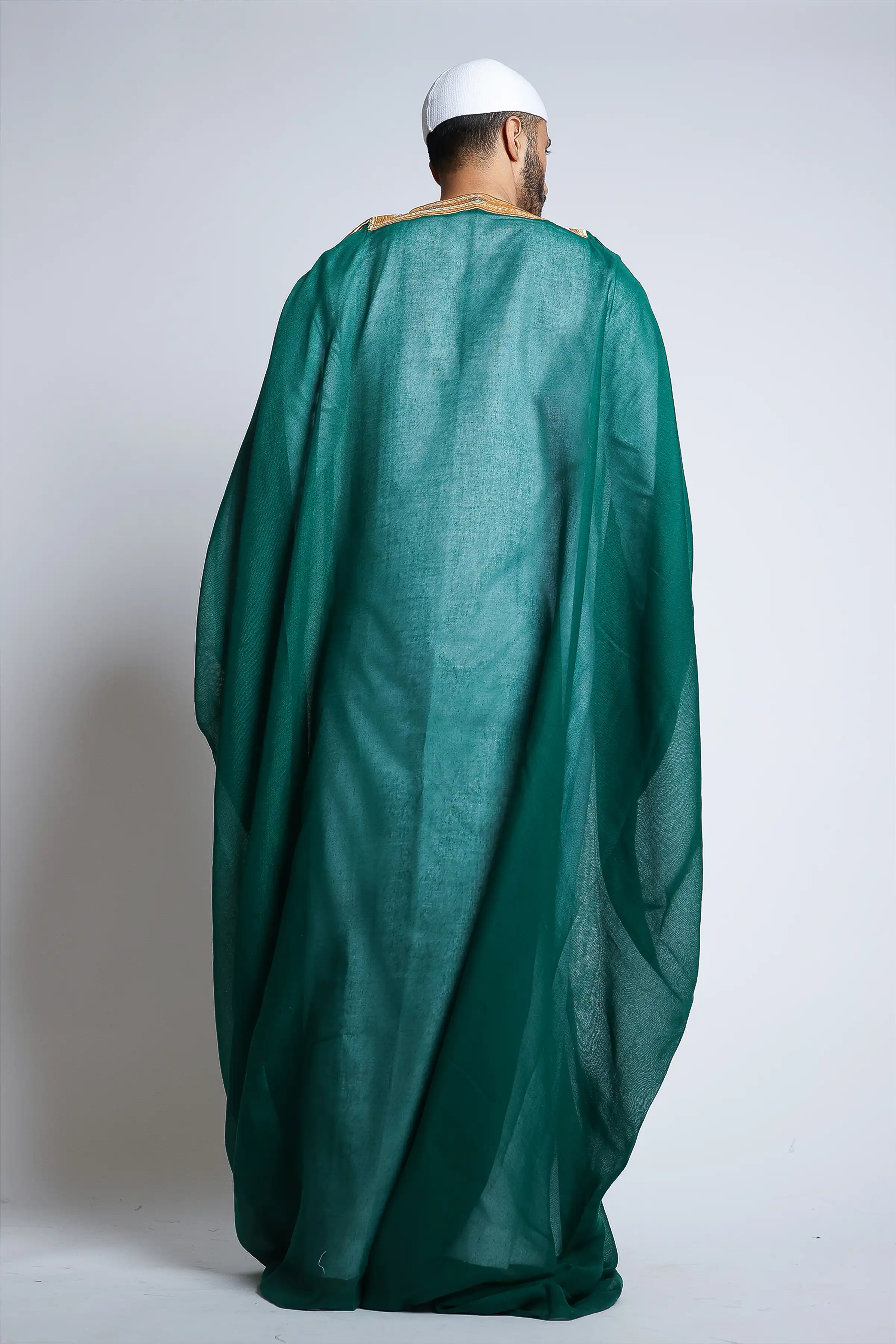 Pine Green Arab Bisht - Image 7