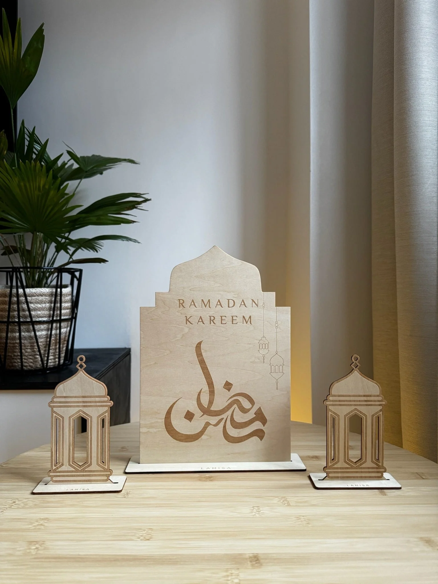 Ramadan Kareem Wooden Decor - Image 2