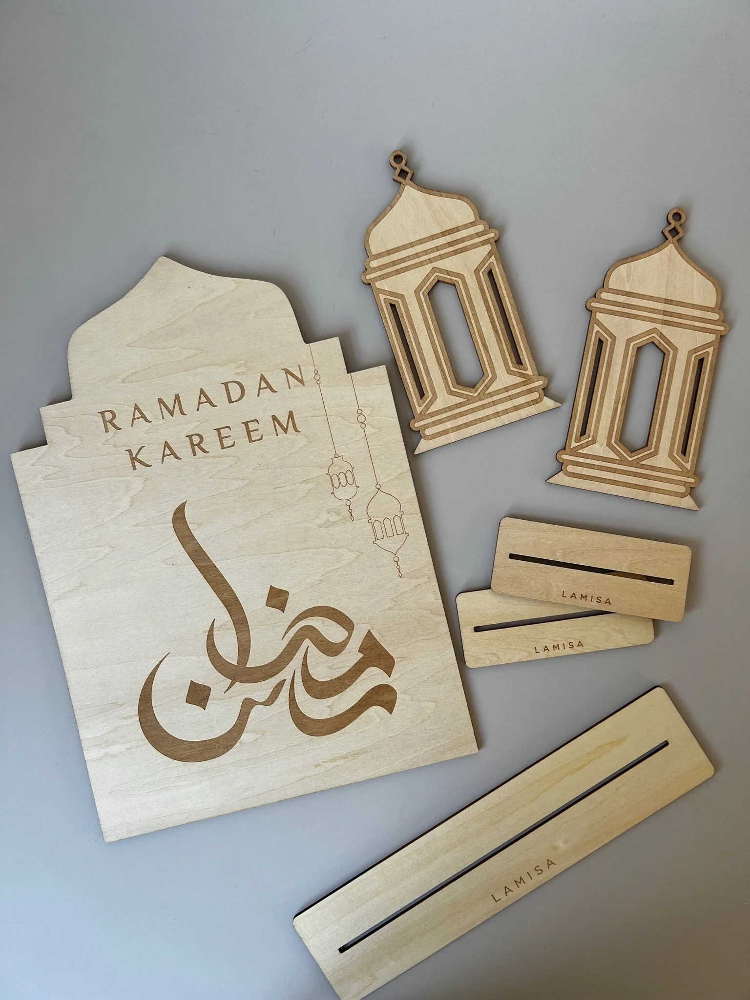 Ramadan Kareem Wooden Decor - Image 3