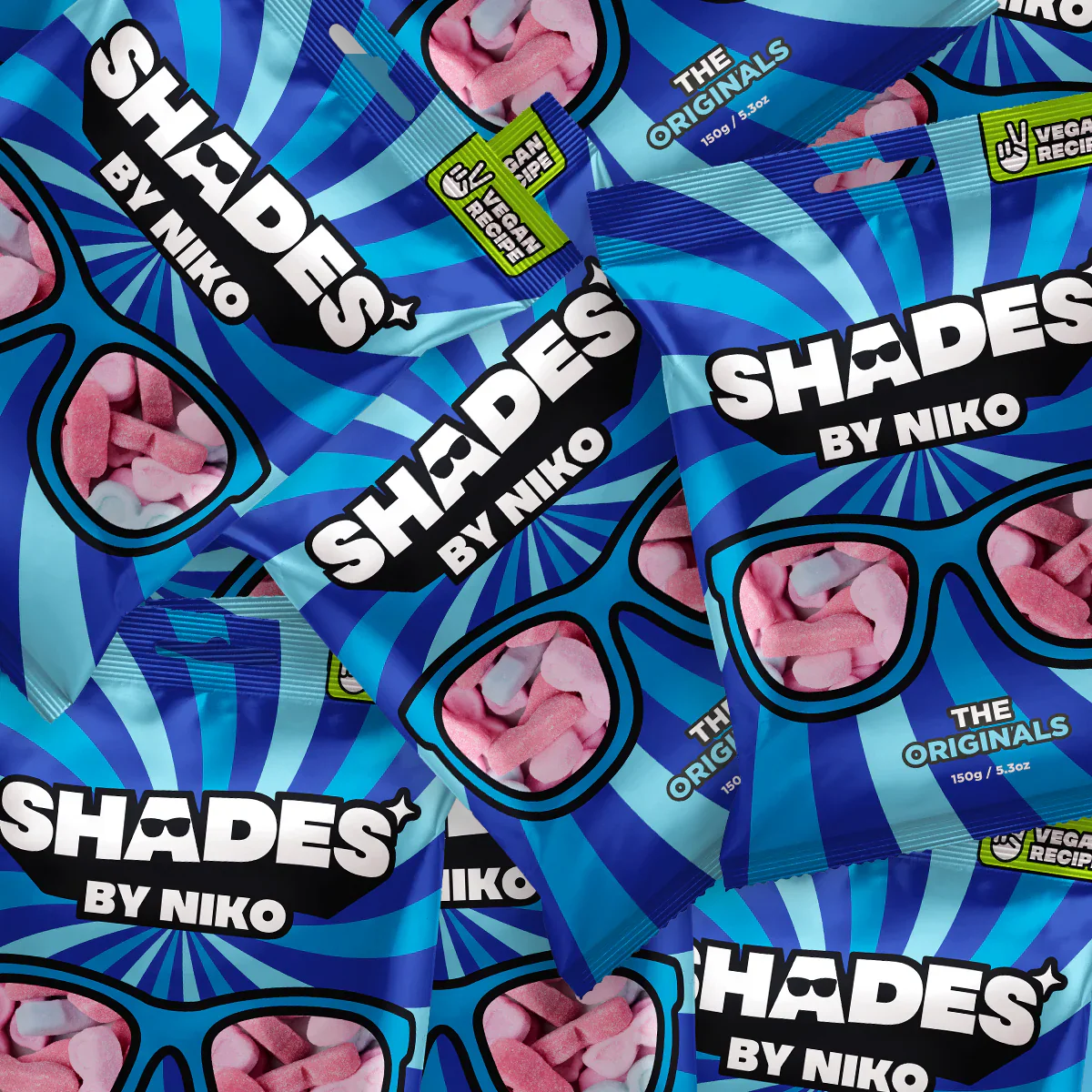 Shades by Niko The Originals Flavour Sweets Bag 150g - Image 2