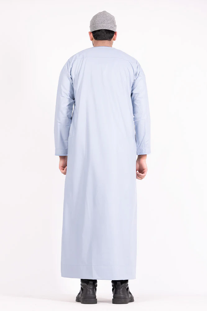 Sky Blue Habeel Thobe - Image 3