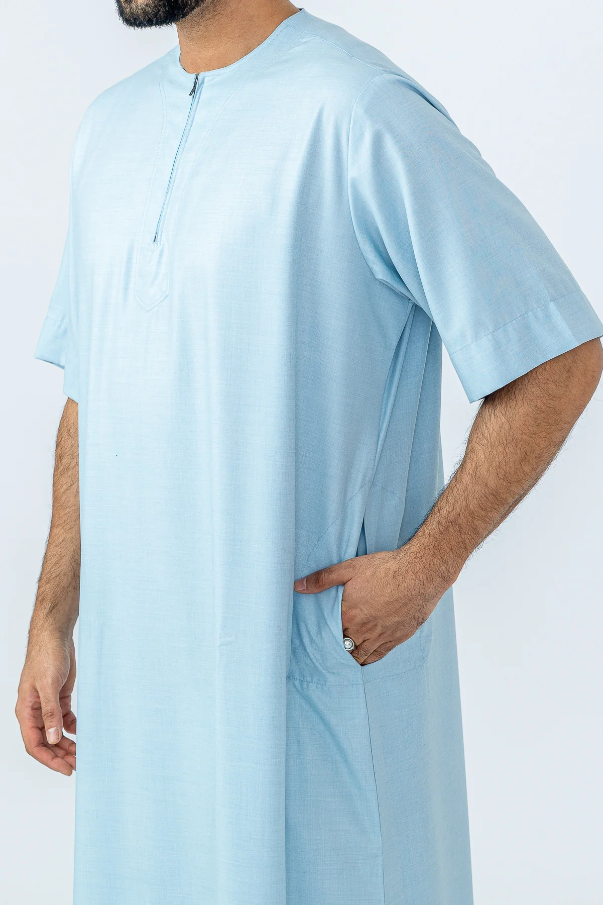 Sky Blue Half Sleeve - Image 6