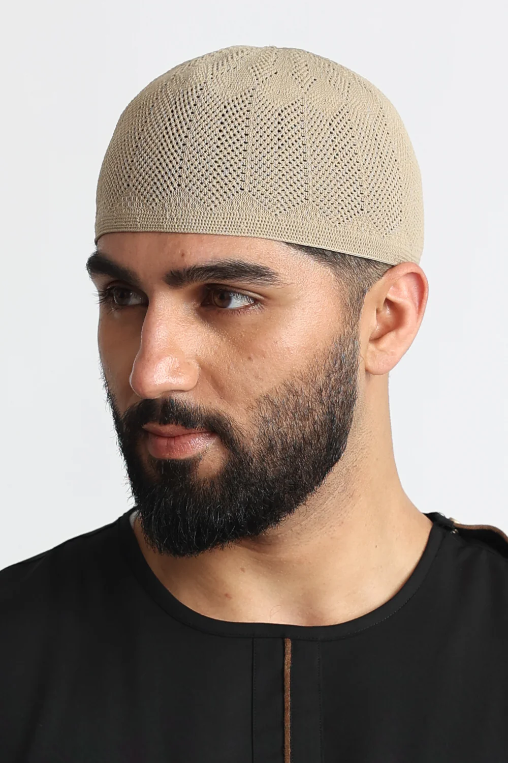 Soylu Beige Prayer Hat - Image 2