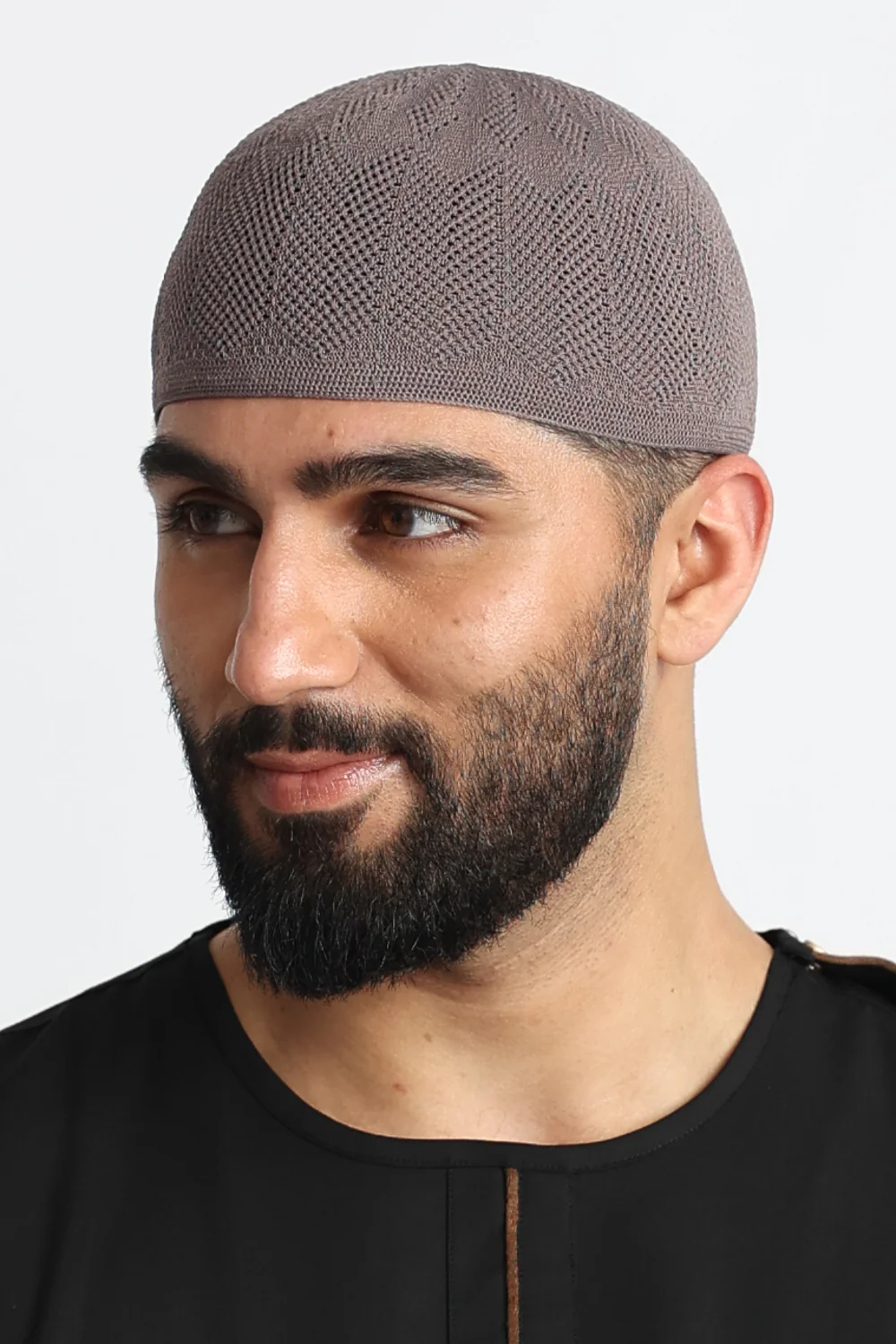 Soylu Taupe Prayer Hat - Image 2
