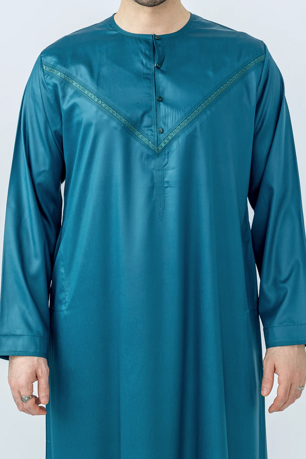 Surfie Green Omani Thobe - Image 6