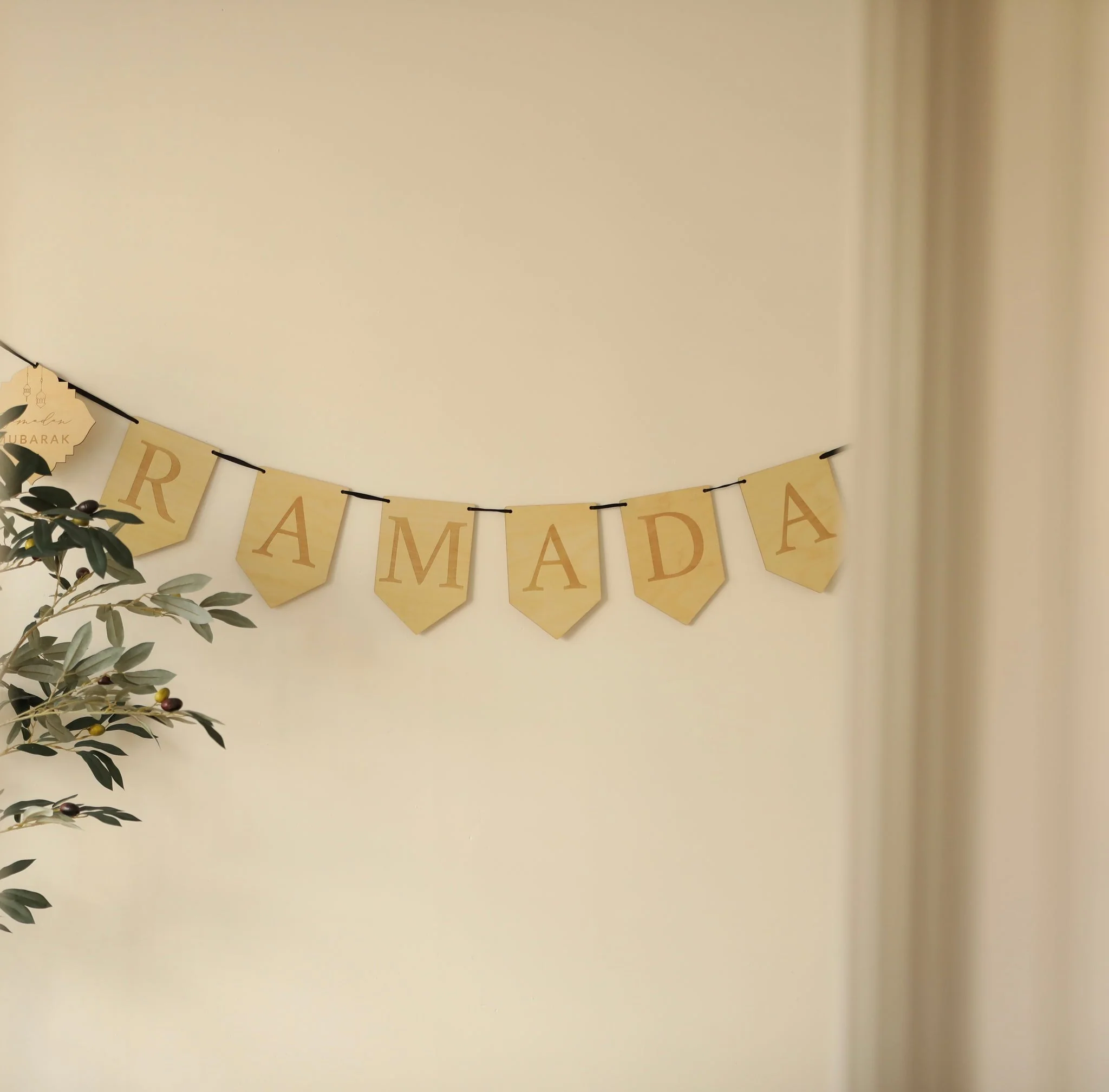 Wooden Ramadan Banner - Image 2