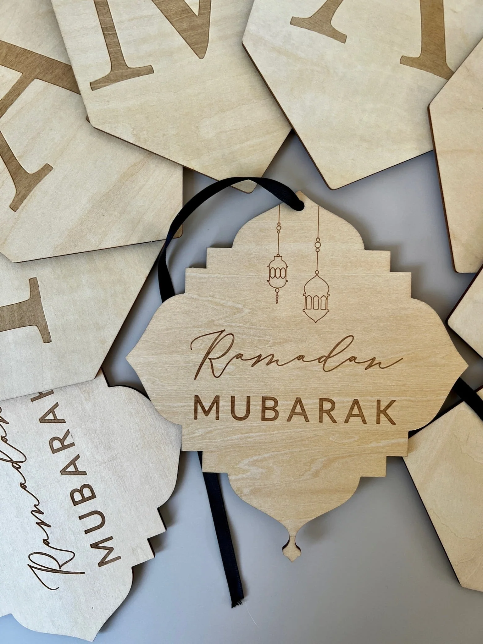 Wooden Ramadan Banner - Image 5