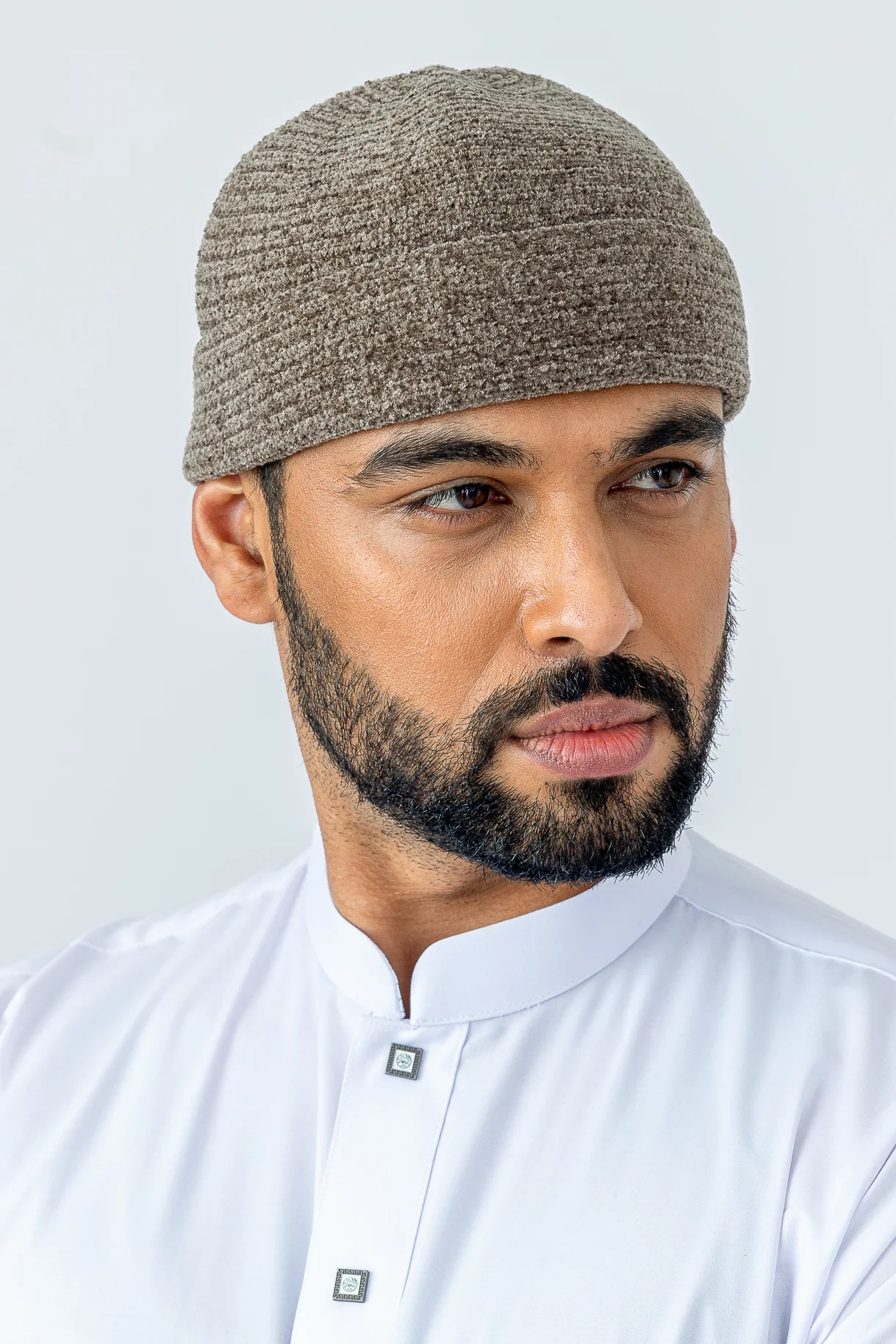 Woody Brown Velvet Hat - Image 3